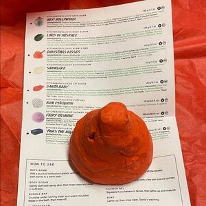 Lush Christmas Kisses bubble bar December 2025 kitchen box
